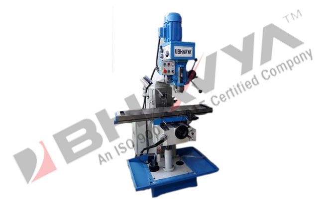 All geared drilling and milling machine