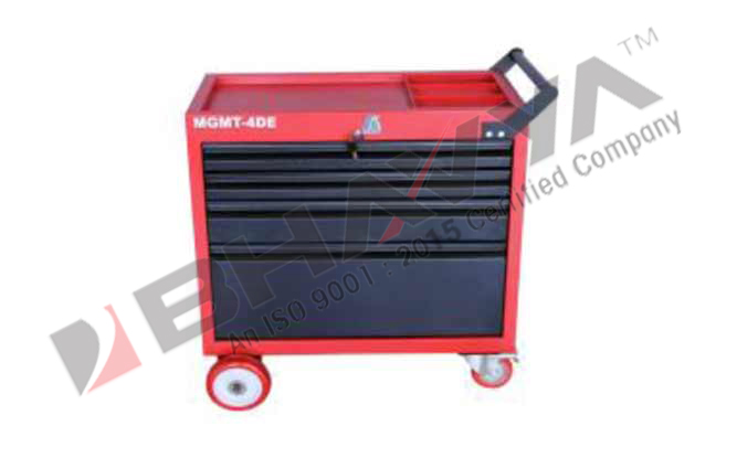 4D Tool Trolley With 4 Drawers