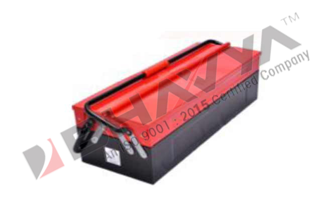 TB3C Cantilever Tool Box 12”x8”x6”, 18”x8”x6”,  21”x8”x6” (2.650, 3.7, 4.3 KGS) Three Compartment