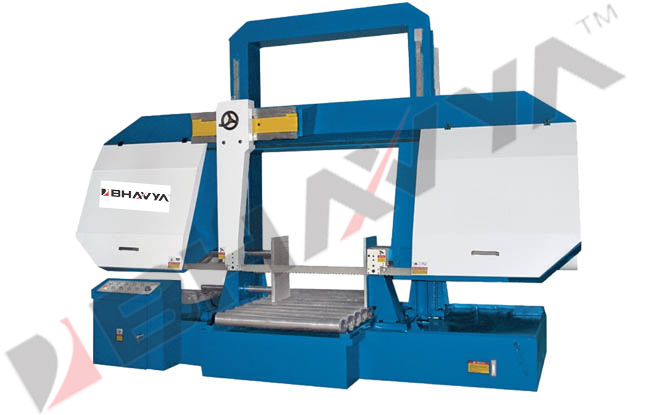 Double Column Semi Automatic Horizontal Bandsaw Machine (Extra Heavy Duty)