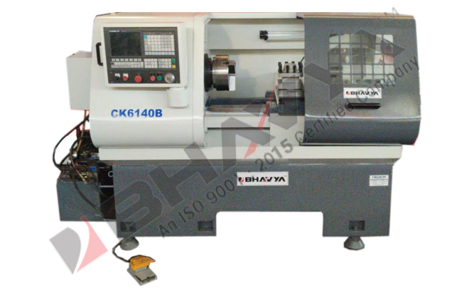 Square Hard Guide Way Flat Bed Lathe (CJK6140B & CJK6140B-HL)