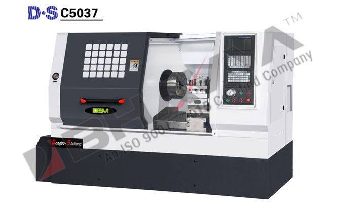 Square Hard Guide Way Flat Bed Lathe (C5037B)