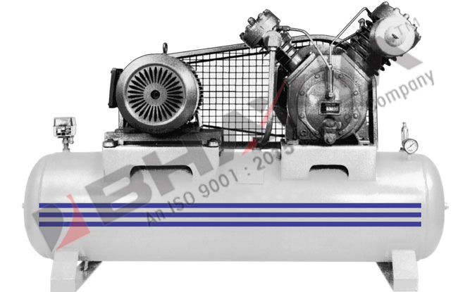 Two Stage Air Compressor Bhavya Machine Tools