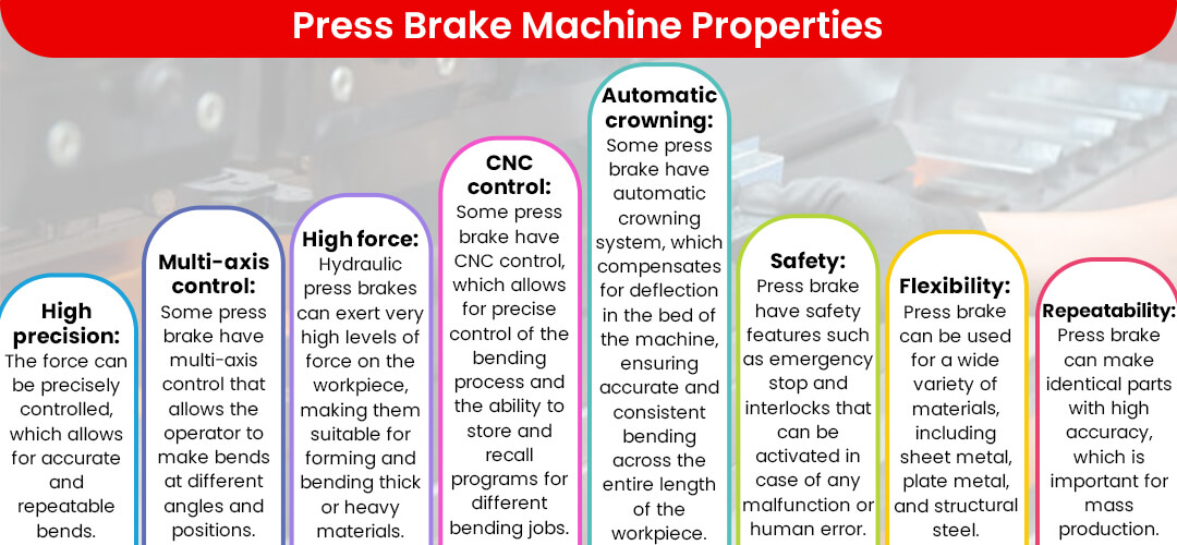 Press Brake Machine Properties